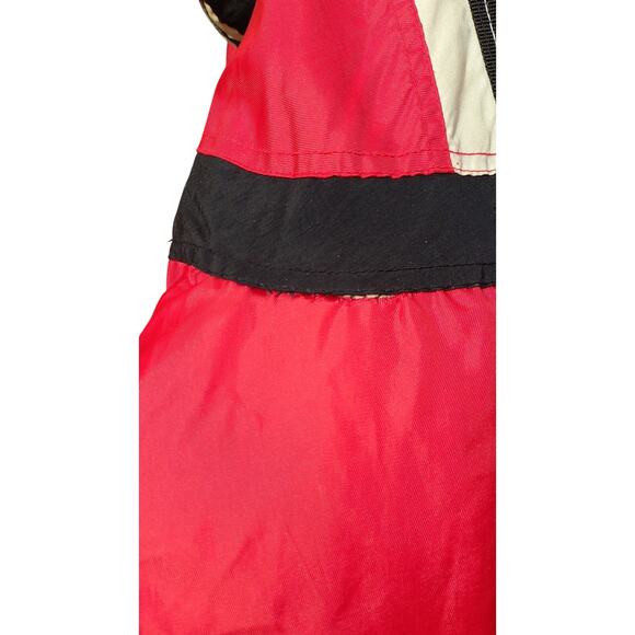 Chicago Bulls 90s STARTER puffer "Baby Calf" jacket XL black red NBA vintage - Picture 4 of 6